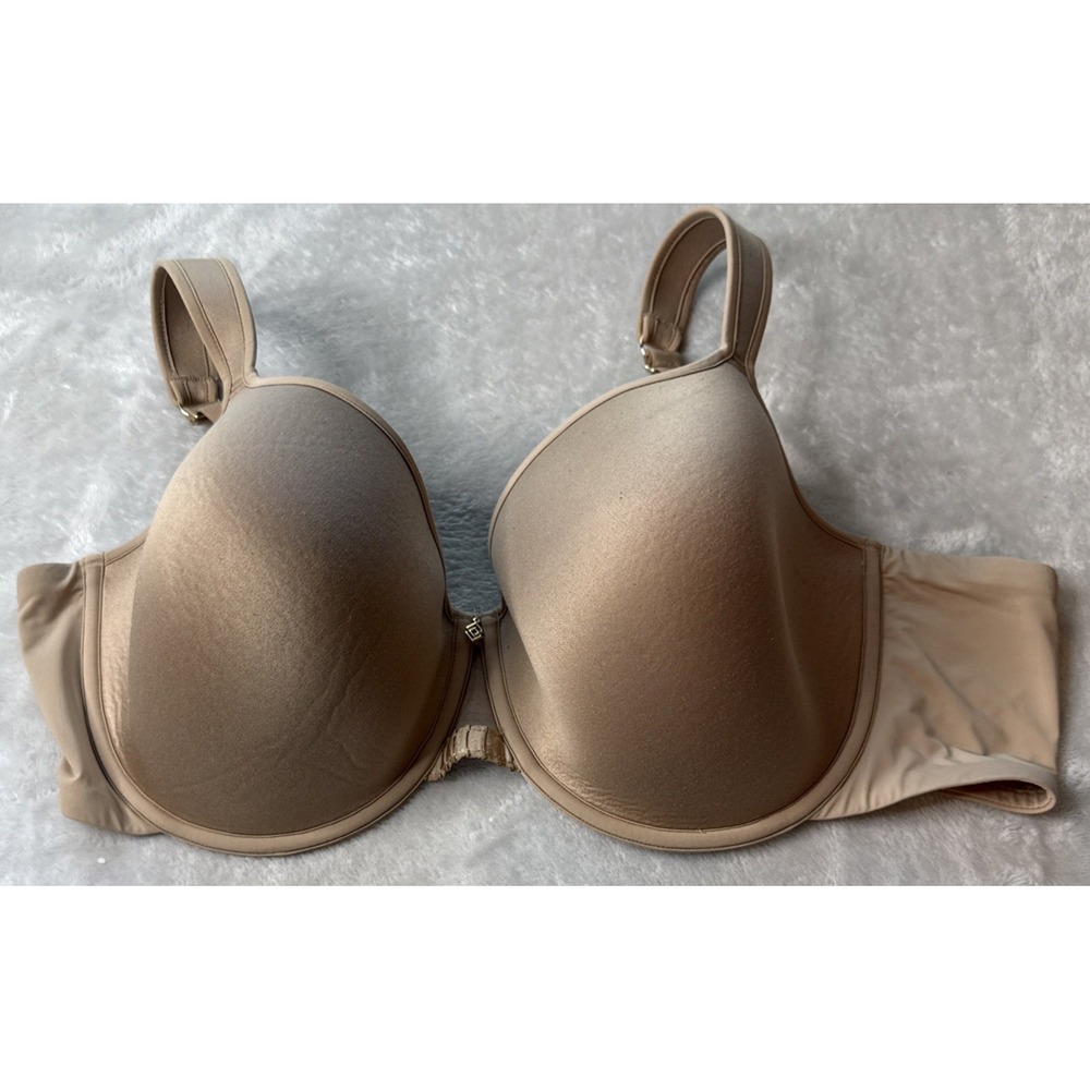 ThirdLove 24/7 Perfect Coverage Bra 40D Taupe Nude Full Figure Support Bra